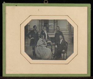 (Retrato grupal de cinco miembros del Círculo de Eynard-Lullin) de Jean Gabriel Eynard